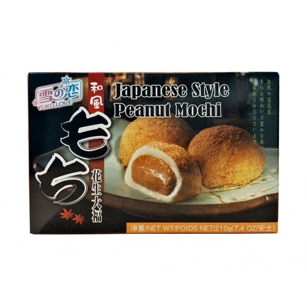 Mochi Reiskuchen mit Erdnüssen